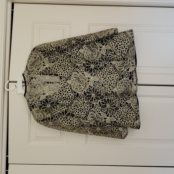 Alex evenings lace jacket and tank top - Picture 4 of 6